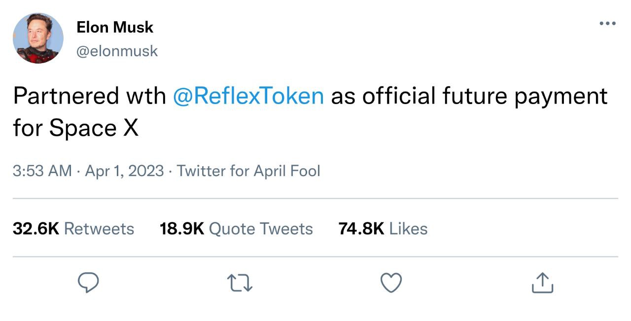 Elon Musk and Reflex Token CEO