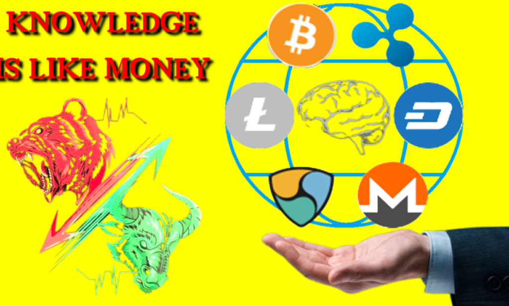 Knowledge Is Like Money: The Key To Success In Trading And Investing In Cryptocurrencies.